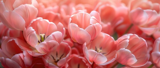 Sticker - Pink tulips in bloom