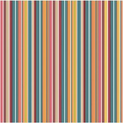 Wall Mural - seamless retro striped background