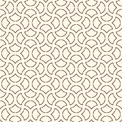 Wall Mural - Ogee drop ornament. Repeated maroccan scales mosaic tiles. Scallop shapes motif. Oriental traditional pattern. Arabesque wallpaper. Vector digital paper, textile print. Seamless surface design