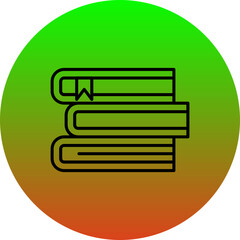 Sticker - Books Icon