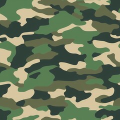 Simple Camouflage seamless pattern in Green. Military camouflage. illustration formats 4096 x 4096