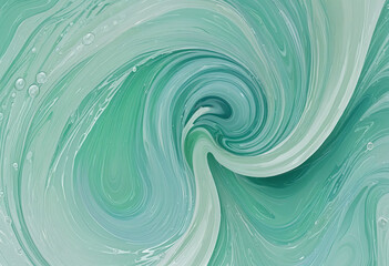 Wall Mural - abstract three-dimensional vector design inspired by the textures of watercolor painting, with a shi