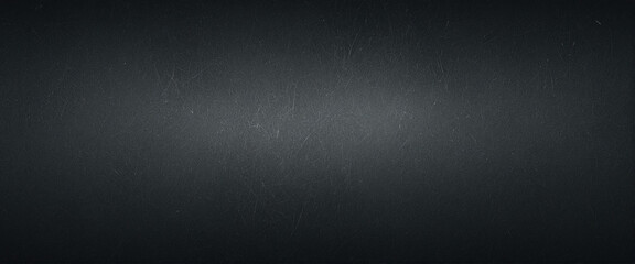 Wall Mural - Luxurious monochrome grainy texture background with dark noise and smooth gradient design, perfect for elegant wide banners and headers with copy space