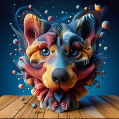 Wall Mural - 3d magical creature 12