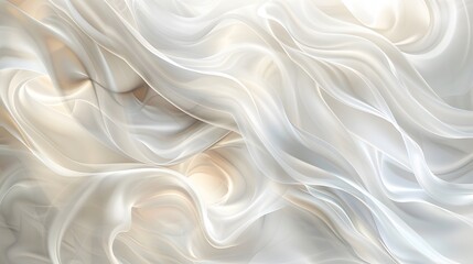 Wall Mural - abstract white and light gray wave modern soft luxury texture with smooth and clean vector subtle ba