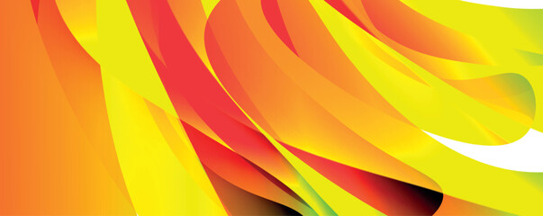 Colorful curve design concept. Vector Illustration For Wallpaper, Banner, Background, Card, Book Illustration, landing page