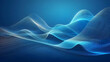 © Tanvir - Abstract background a blue wavy lines in a blue background