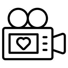 Sticker - Video Camera Icon