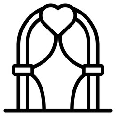 Sticker - Wedding Arch Icon