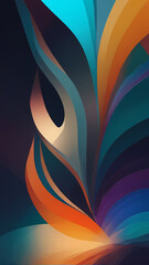 Poster - abstract background with lines