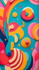 Poster - colorful background