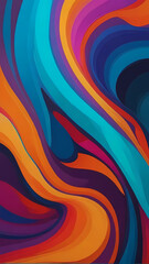 Poster - abstract colorful background