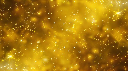 Wall Mural - yellow abstract background with stars