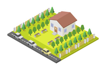 Sticker - House isometric