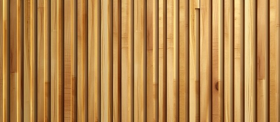 Wall Mural - Vertical wooden slats texture for interior decoration