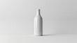 © Sariyono - Minimalist White Bottle Against Plain Background