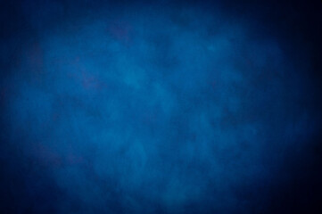 Wall Mural - photo background for portrait, blue color paint texture