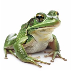 Frog isolated on white background  