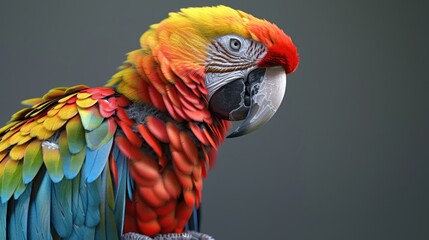 Canvas Print - Enjoyable Parrot Three Dimensional Picture