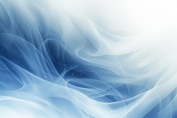 Wall Mural - Digital blue white gradient layered wave abstract graphic poster web page PPT background.


