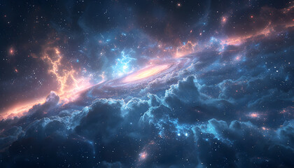 Wall Mural - space background