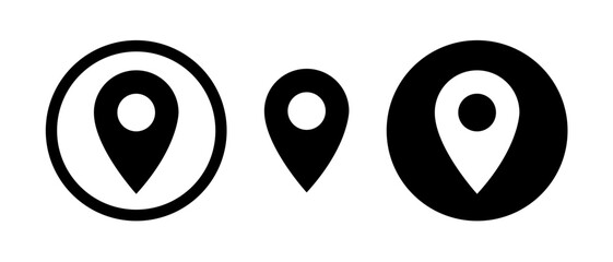 location pin icon vector. symbol, sign, app