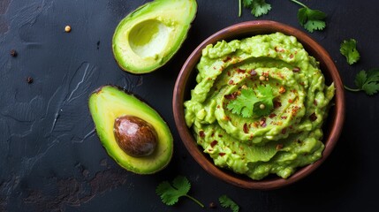 Poster - Crafting Guacamole with Carefully Selected Ripe Avocados