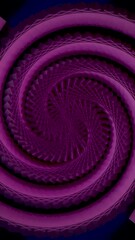 Wall Mural - abstract spiral slowly moving in a big circle. media. rotating hypnotic background. vertical video.