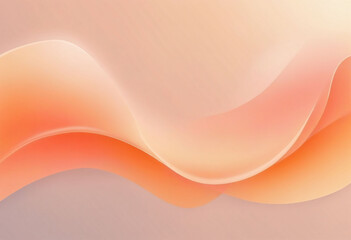 Abstract peach fuzz color banner. Blurred light fresh orange delicate gradient background