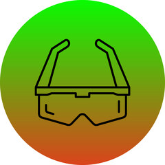 Wall Mural - Safety Glasses Icon