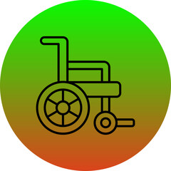 Wall Mural - Wheelchair Icon