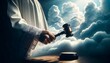 © Alex - God's Divine Justice - Judge's Hand with Gavel in Heavenly Clouds