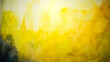 © Furkan - Close-up abstract brushstroke painting yellow watercolor background. Copy paste area for text