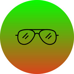 Wall Mural - Sunglasses Icon