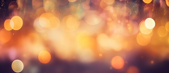 Wall Mural - colorful vintage background with a festive atmosphere created by the natural bokeh effect and vibran