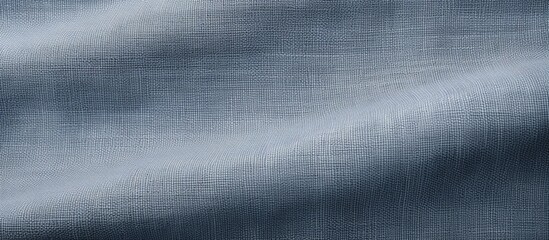 Aufkleber - A textured gray fabric background made of linen or cotton showcasing the woven texture of a blue gray cloth It s a natural and eco friendly textile copy space image