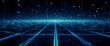 © Panuwat - Data flow visualization Abstract blue technology background stre