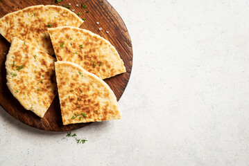 Wall Mural - Pita bread, homemade flatbread, naan