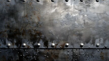 Wall Mural - Background of metal plate