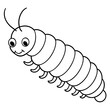 © Rashed Rana - Caterpilla line art vector illustration