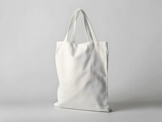 Wall Mural - Blank tote bag mockup with isolated background