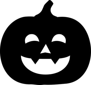 Halloween pumpkin silhouette vector.
Jack o lantern pumpkin for halloween silhouette.
