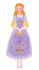 Sticker - PNG Lavender pattern flower craft.