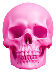 Wall Mural - PNG A pink skull purple pink