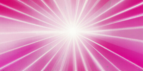 Wall Mural - Pink and white sunburst background	
