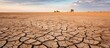 © HN Works - The ground becomes cracked in the dry season. Creative banner. Copyspace image