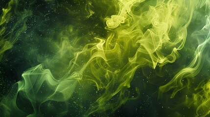 Poster - abstract green background