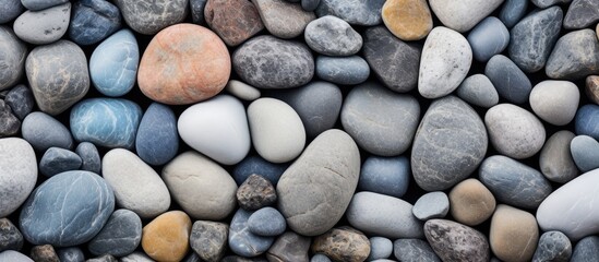 Poster - the texture of the stone sea stone background. Creative banner. Copyspace image