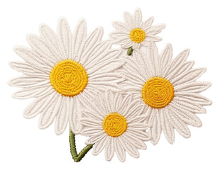 png daisy embroidery pattern plant.