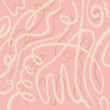 © ADDICTIVE STOCK - Abstract pink and beige squiggles pattern